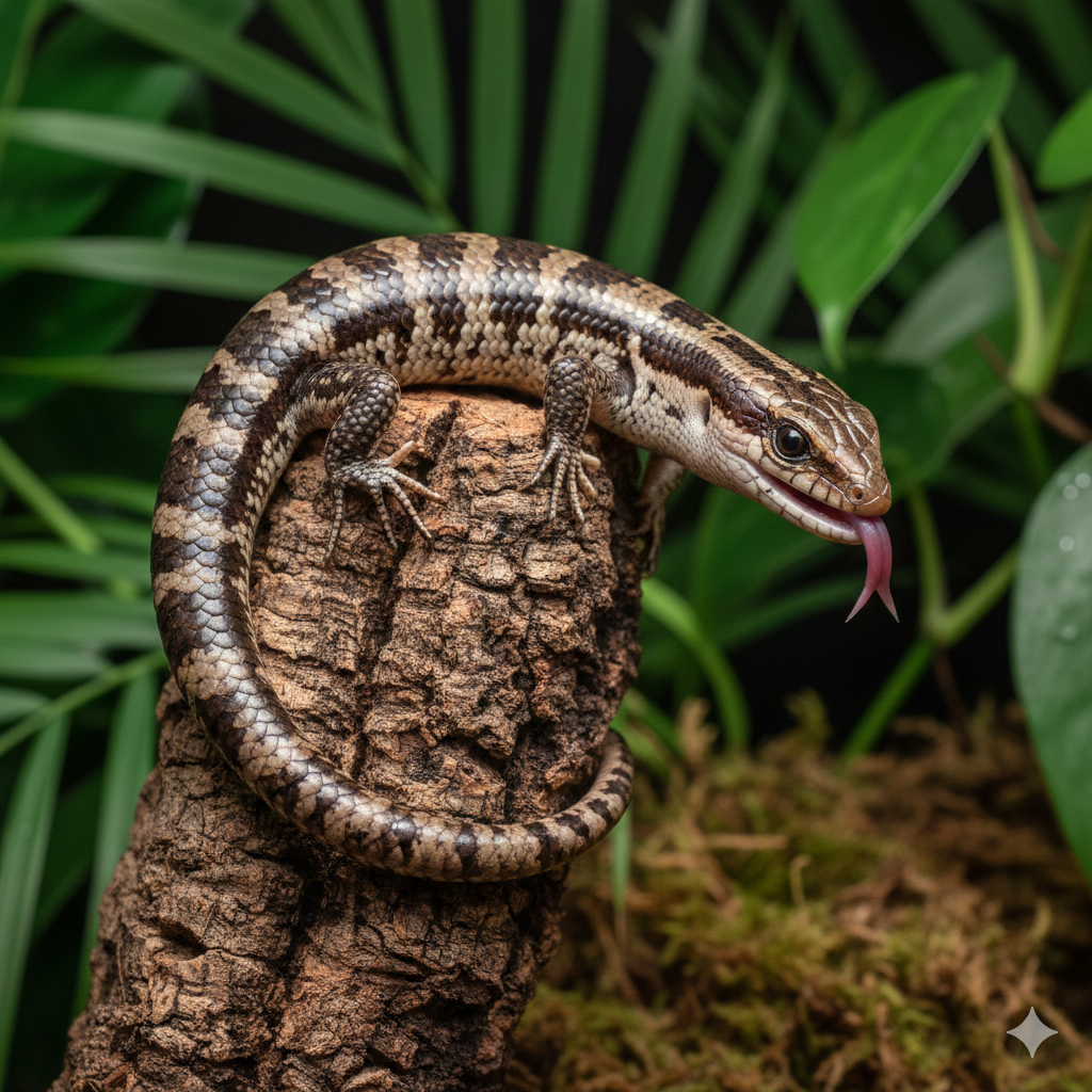 Pink-Tongued Skink Product Title Pink-Tongued Skink (Cyclodomorphus gerrardii) - The Semi-Arboreal Specialist
